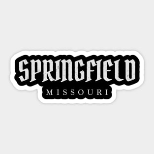 Springfield, Missouri Sticker